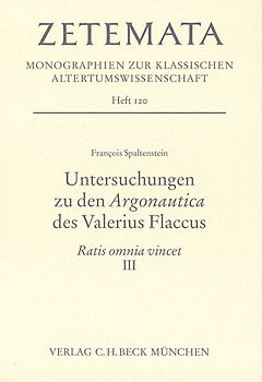 Untersuchungen zu den Argonautica des Valerius Flaccus