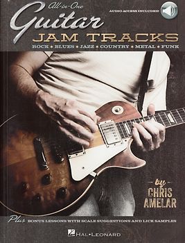 All-In-One Guitar Jam Tracks: Noten für Gitarre - Chris Amelar [Softcover]