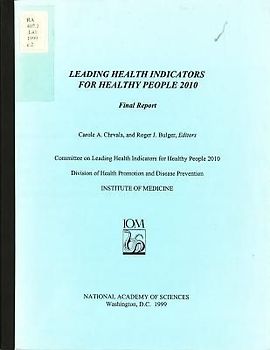 Leading Health Indicators for Healthy People 2010