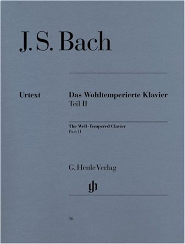 Das Wohltemperierte Klavier 2. Klavier - Bach Johann Sebastian