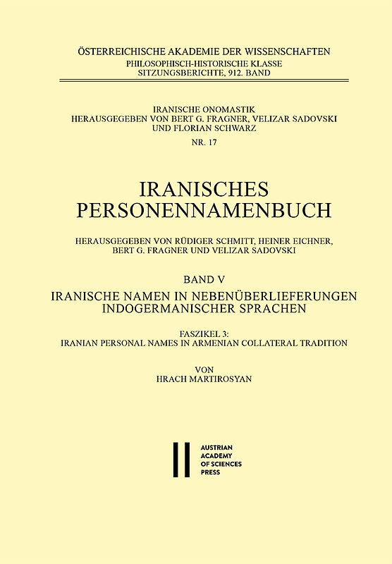 Iranische Namen in Nebenüberlieferungen indogermanischer Sprachen