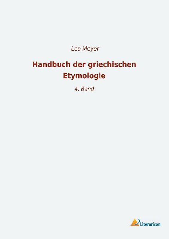 Handbuch der griechischen Etymologie