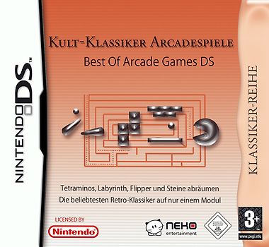 Kult-Klassiker Arcade-Spiele Nintendo DS