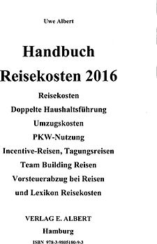 Handbuch Reisekosten 2016