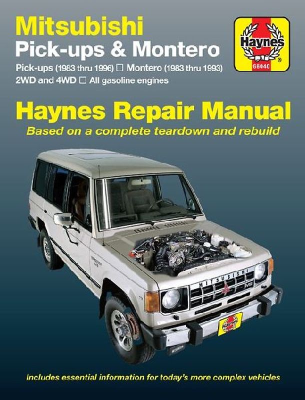 Mitsubishi Pick-Ups 1983-96 & Montero 1983-93