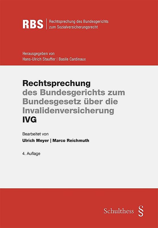 Rechtsprechung des Bundesgerichts zum IVG