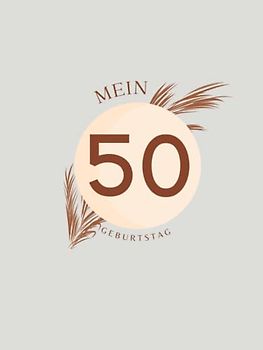 Gästebuch 50 Geburtstag: Buch zum Eintragen für Glückwünsche und die schönsten Fotos der Gäste I Geschenk für Frau oder Mann I Geschenkidee 50. Geburtstag