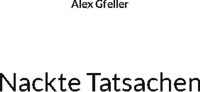 Nackte Tatsachen