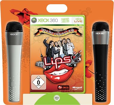 Lips: Deutsche Partyknaller - 2 Mikrofone Bundle Xbox 360