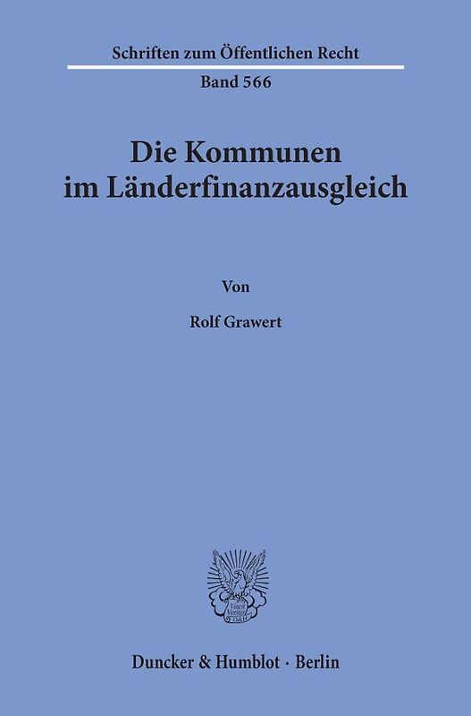 Die Kommunen im Länderfinanzausgleich.