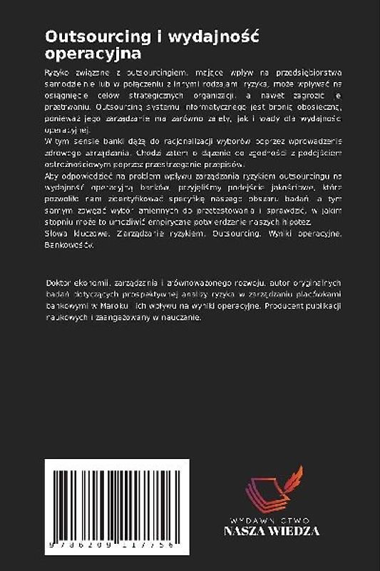 Outsourcing i wydajno¿¿ operacyjna