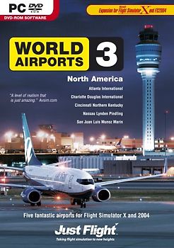 Microsoft Flight Simulator X and FS 2004: World Airports 3 - North America [AddOn, Internationale Version] PC Spiele