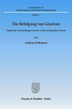 Die Befolgung von Gesetzen.