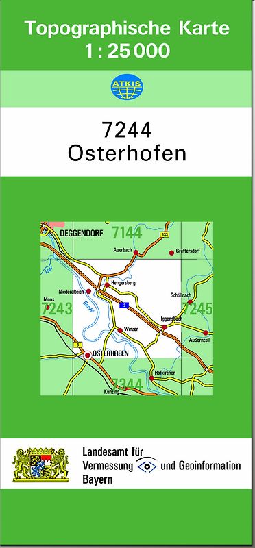TK25 7244 Osterhofen