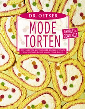 Modekuchen gerollt und gewickelt