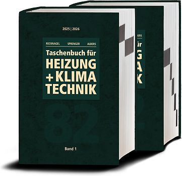 Recknagel - Taschenbuch für Heizung und Klimatechnik 82. Ausgabe 2025/2026 - Premiumversion inkl. eBook