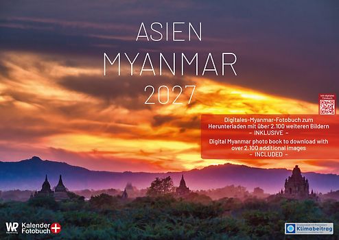 Kalender Myanmar 2027 A2 querformat