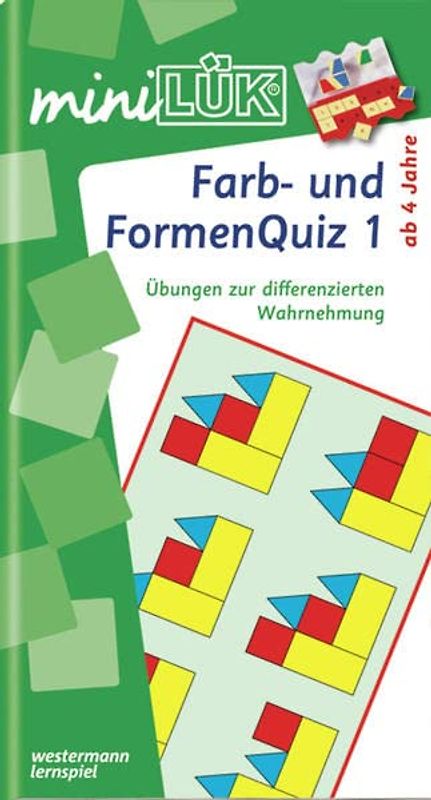 miniLÜK. Kindergarten / Vorschule / Farb- und Formenquiz 1: Dr. Fitmacher für Vorschulkinder und Erstklässler