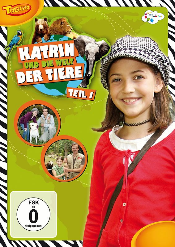 Katrin und die Welt der Tiere - Teil 1 [inkl. Teil 1 Weltkartenposter + Tiersammelstickern] DVD