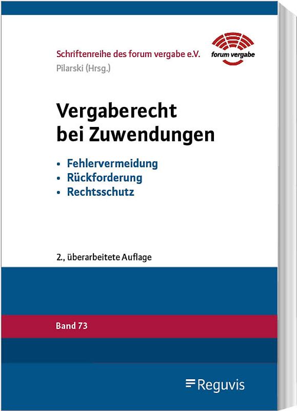 Vergaberecht bei Zuwendungen