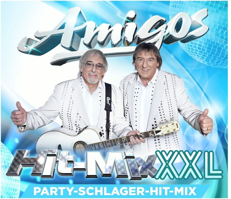 Amigos - Hit-Mix XXL - Party Schlager Hit-Mix 2CDs (inkl. Hit-Mix "Du bist der helle Wahnsinn", "Sehnsucht, die wie Feuer brennt", "Weißt du,w as du für mich bist" & Party-Versionen)