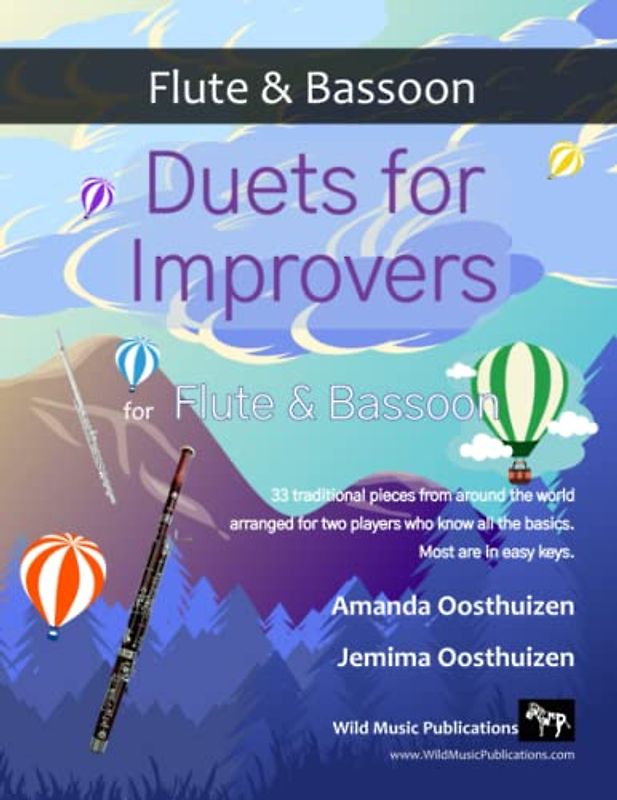 Duets for Improvers for Flute and Bassoon: 33 exciting traditional melodies arranged for two players who know all the basics.