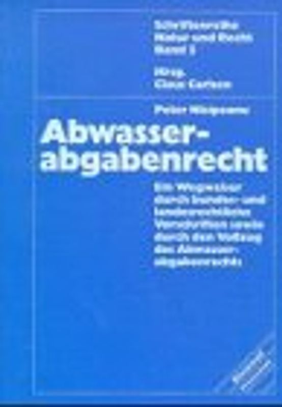 Abwasserabgabenrecht