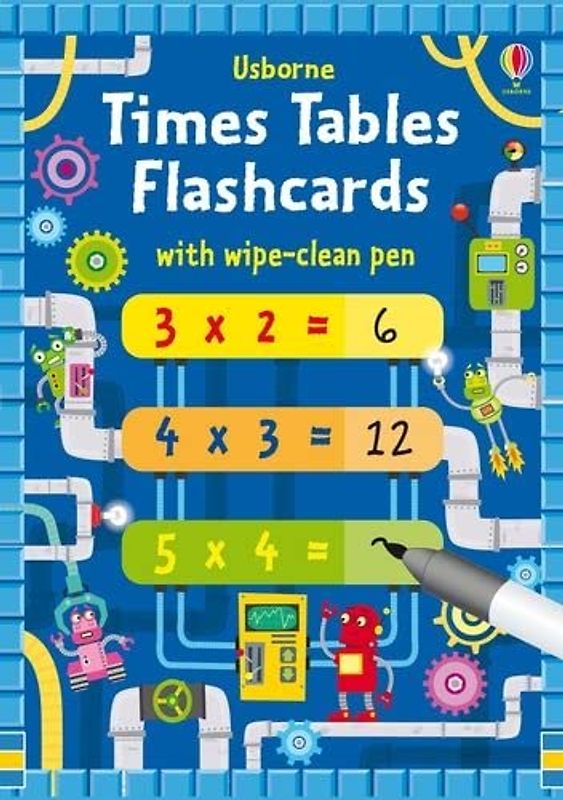 Times Tables Flash Cards: 1