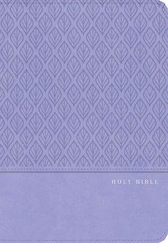 CSB Giant Print Reference Bible, Optimal Type, Digital Study Edition, Lavender Leathertouch, Indexed