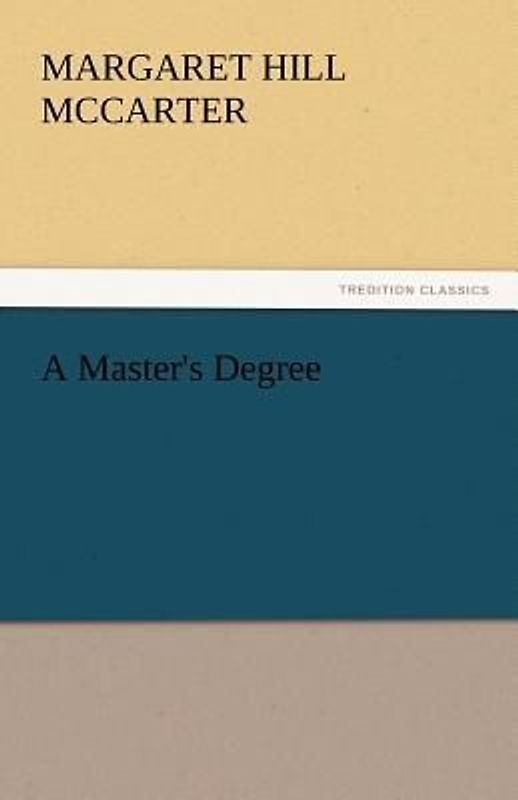 A Master's Degree