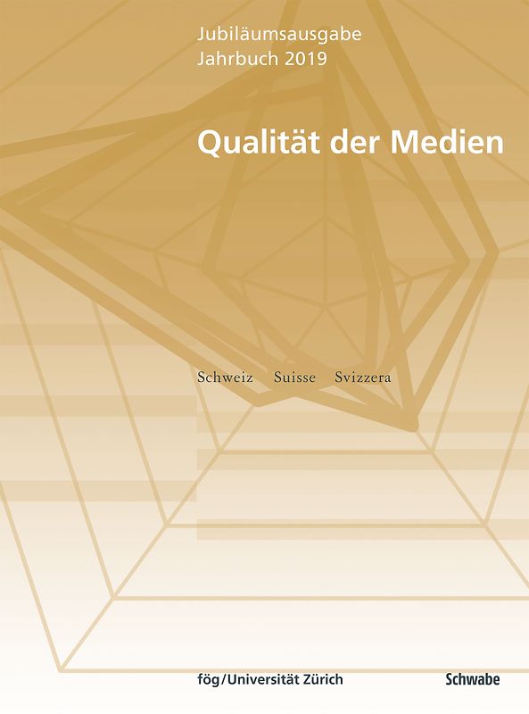 Jahrbuch 2019 Qualität der Medien