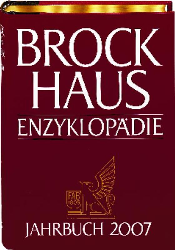 Brockhaus Enzyklopädie Jahrbuch 2007 (Halbleder-Einband)