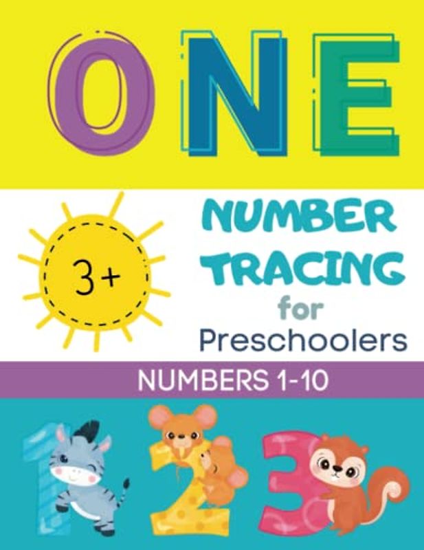 Number Tracing for Preschoolers: Numbers 1-10