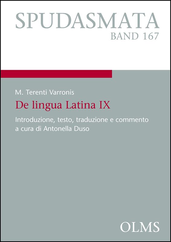 M. Terenti Varronis: De lingua Latina IX