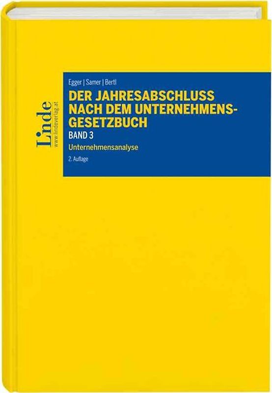 Der Jahresabschluss nach dem Unternehmensgesetzbuch, Band 3