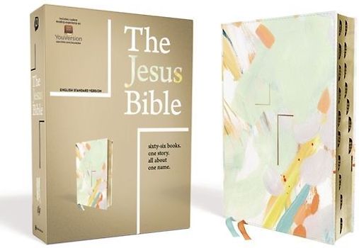 The Jesus Bible, ESV Edition, Leathersoft, Multi-Color/Teal, Indexed