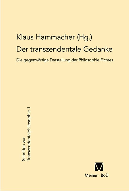 Der transzendentale Gedanke