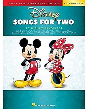 Disney Songs for Two Clarinets: Easy Instrumental Duets