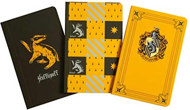 Harry Potter: Hufflepuff Pocket Notebook Collection (Set of 3)