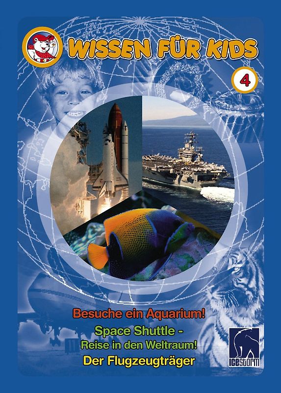 Wissen für Kids 4 : Besuche ein Aquarium/Space Shuttle/Der Flugzeugträger [3 DVDs] DVD