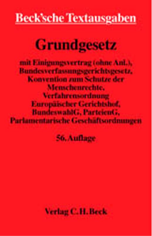 Grundgesetz für die Bundesrepublik Deutschland