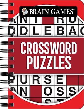 Brain Games - To Go - Crossword Puzzles (Red - Circle Cover)