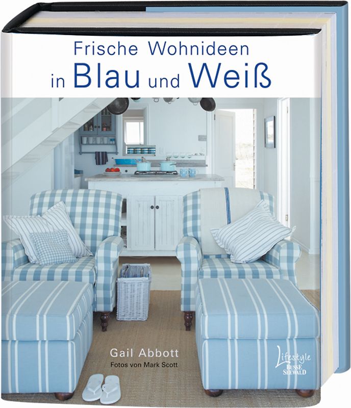 Frische Wohnideen in Blau und Weiß