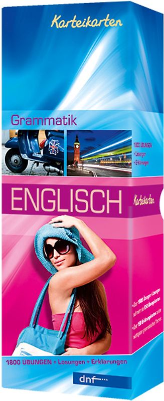 Karteikarten Grammatik Englisch