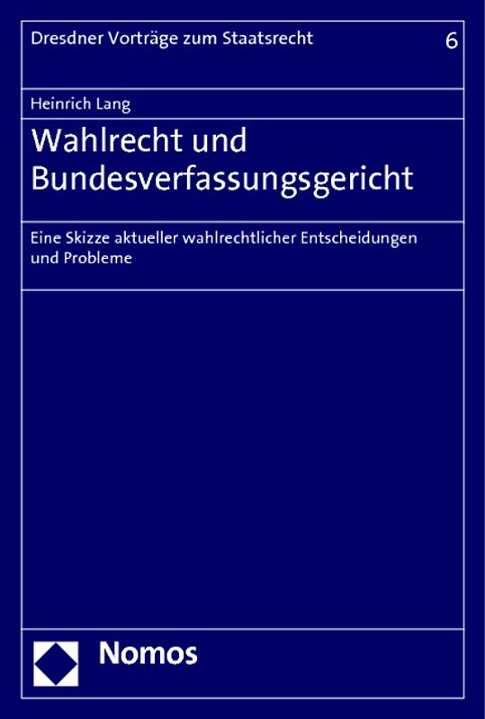 Wahlrecht und Bundesverfassungsgericht
