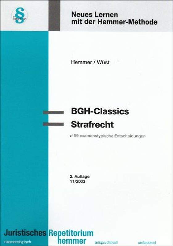 BGH-Classic Strafrecht