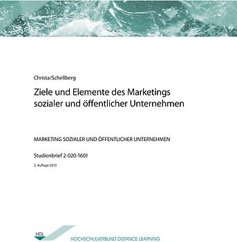 Ziele und Elemente des Marketings sozialer und öffentlicher Unternehmen