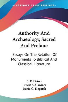 Authority And Archaeology, Sacred And Profane