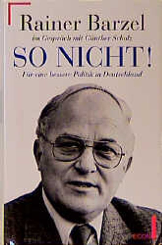 So Nicht!. Für eine bessere Politik in Deutschland