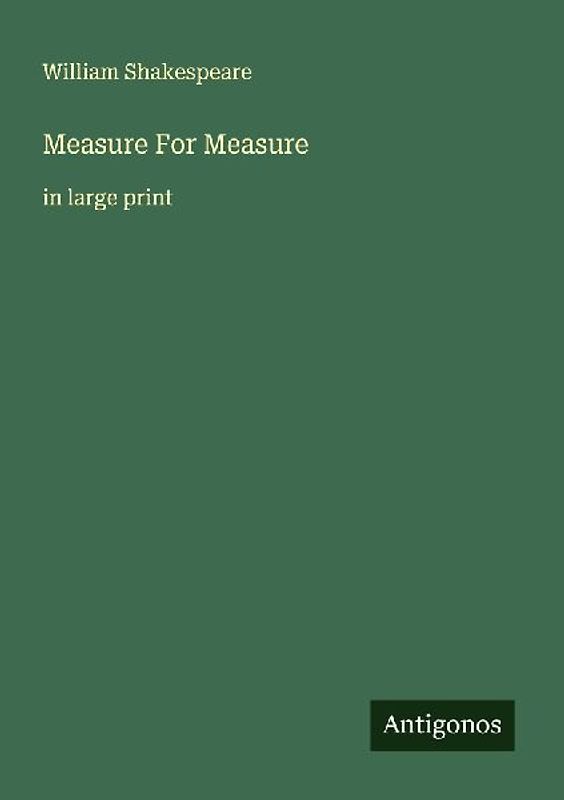 Measure For Measure